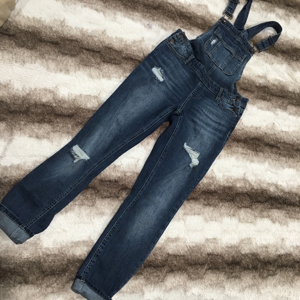 Denim overalls